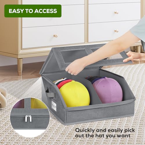 2pk Hat Storage for Baseball Caps, Hat Organizer for Closet - Image 6