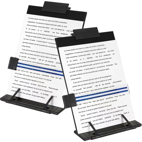 OSPNIEEK 2 Pack Desktop Document Holder Stand with 7 - Image 2
