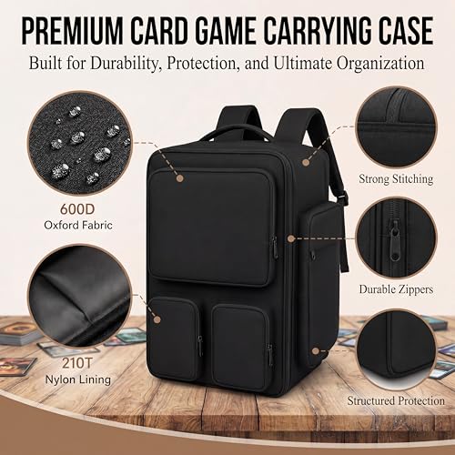 Abbylike Board Game Bag, Large Board Game Backpack | Travel Essentials - Image 7