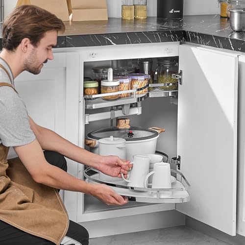 VEVOR Swing Left Blind Corner Cabinet, Pull Out Organizer - Image 3