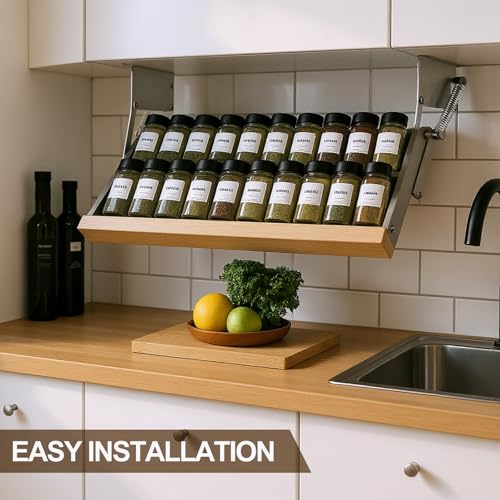 2 Pcs Pull Down Rack Hinges Under Cabinet Hinges for Spice - Image 7