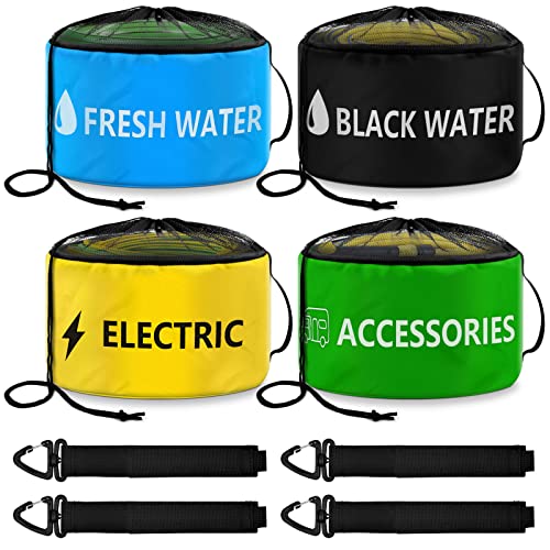 ERKOON Waterproof RV Hose Storage Bag of 4 Pack, Organizer - Image 2