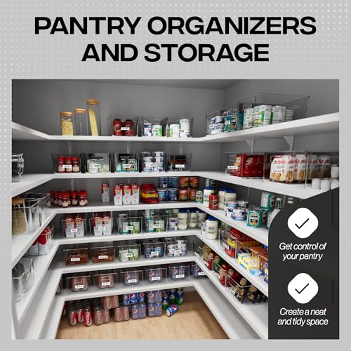 ClearSpace Clear Plastic Storage Bins – Pantry Organizers & - Image 3