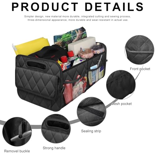 Car Trunk Organizer, Collapsible Auto Storage Box | Home Organization - Image 4