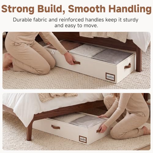 StorageWorks 7 Inch Low Profile Under Bed Storage Containers - Image 5