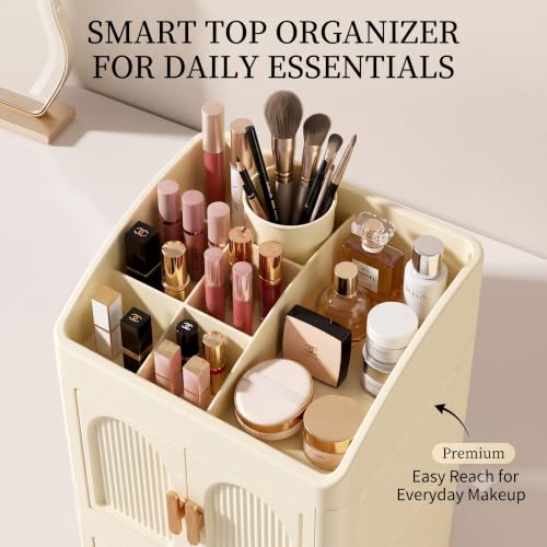 Foldable Makeup Organizer Storage Box - Image 6