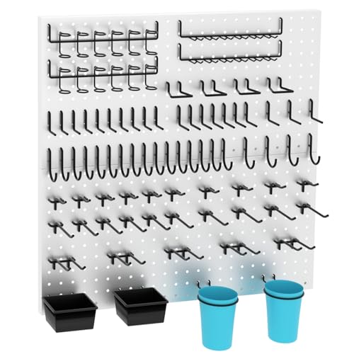 157 PCS Extra Thick Pegboard Hook Set, Metal Pegboard - Image 8