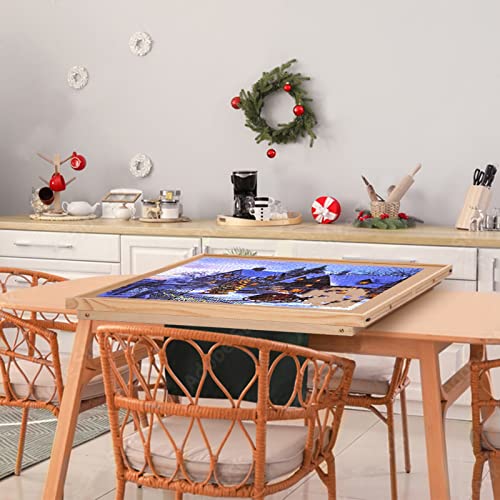 Puzzle Board 1500 Pieces,2 in 1 Jigsaw Puzzle Table with Folding - Image 7