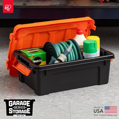 IRIS USA Lockable Storage Bins with Lids, 12 Gallon Heavy Duty - Image 4