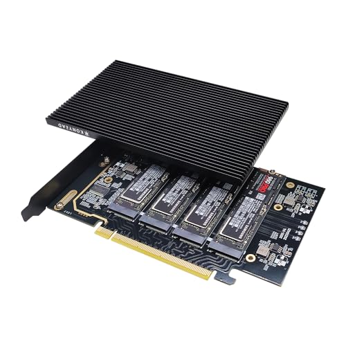 pcie4.0 x16 to m.2 m-Key nvme x 4 ssd Expansion Card - Image 2