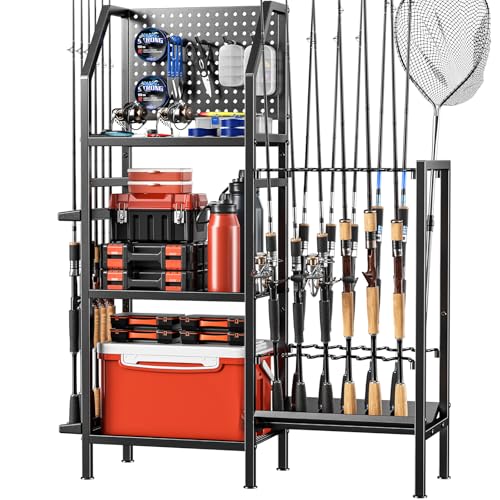 Fishing Rod Holders for Garage,Fishing Rod Rack Storage up - Image 2
