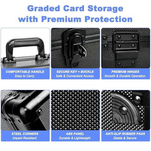 Graded Card Case, Top Loaders Sports Trading Card Box - Image 8