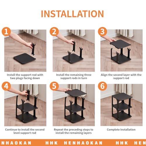 5 Tiers Vertical Shoe Rack, Narrow Free Standing Shoe - Image 6