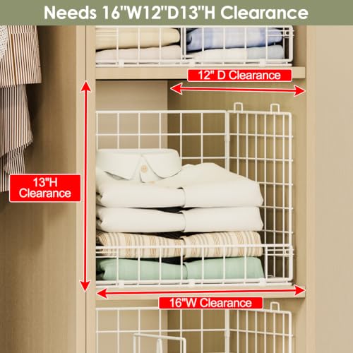 4Tier Stackable Closet Storage and Organizers | Home Organization - Image 6