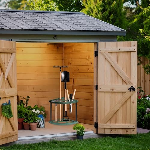 Garden Tool Organizer - Corner Storage Rack that Holds 18 - Image 7