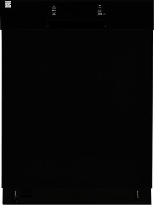 Kenmore 22-14609 24" Built-In Dishwasher - UltraWash Plus, TurboDry, SmartWash & EasyFlex Third Rack - 15 Place Settings - 45 DBA - ENERGY STAR Certified - 24" - Black