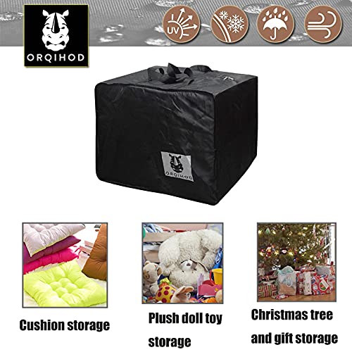 Large Patio Furniture Seat Cushions Storage Bag, 32x32x24IN - Image 6
