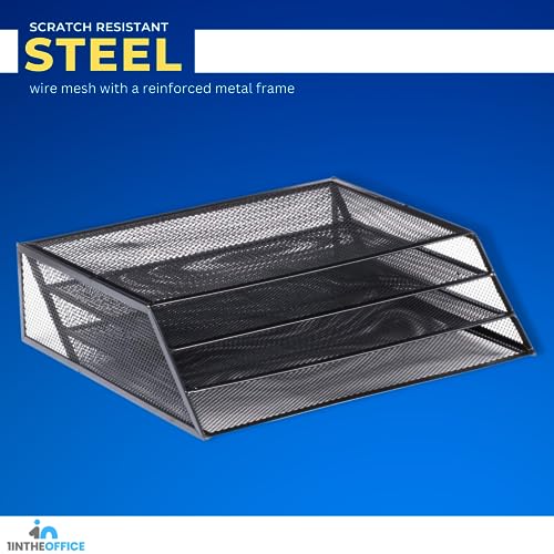 1InTheOffice 3 Tiers File Folder Organizer, Desk Sorter - Image 5