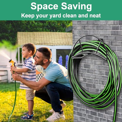 TomCare Garden Hose Holder Wall Mount, 150FT Capacity - Image 8