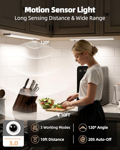EZVALO 10-inch Under Cabinet Lighting Wireless with Battery - Image 3