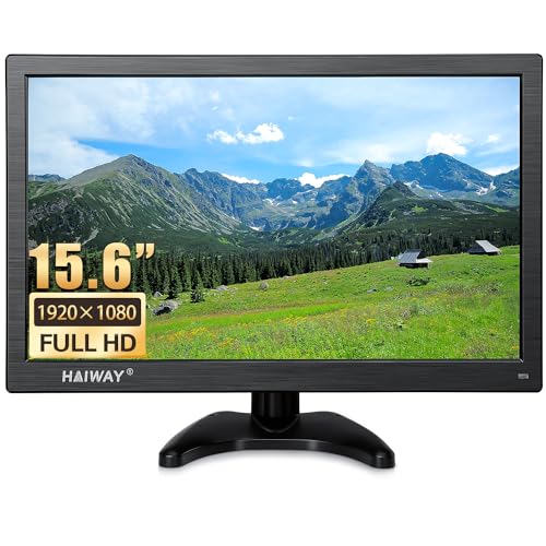 Haiway 15.6 inch Small Computer Monitor, FHD 1920x1080 Small hdmi - Image 2