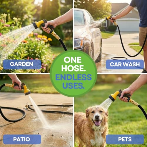 J&B XpandaHose 75ft Expandable Garden Hose, Lightweight - Image 4