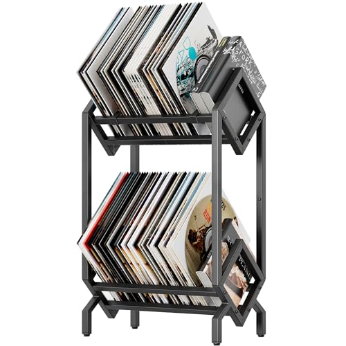 Vinyl Record Storage Rack, Record Holder 160-200 LP - Image 2