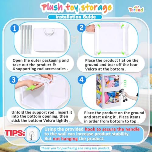 Transparent Dustproof Stuffed Animal Storage - Plushies - Image 7