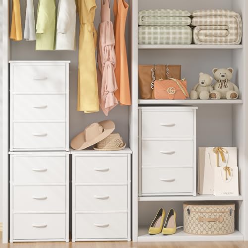 DAOUTIME Stackable Storage Drawers, 3 Drawers for Closet Clothes - Image 5