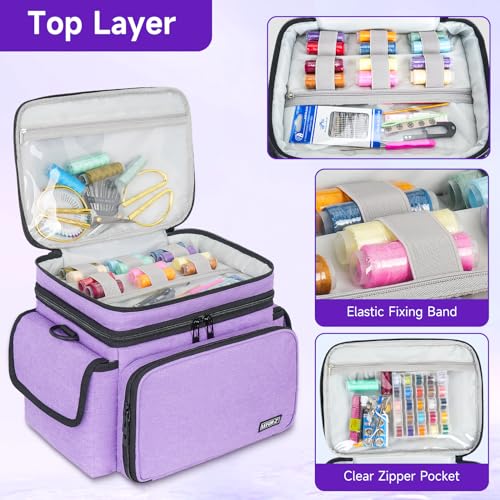LEFOR·Z Sewing Supplies Organizer Storage Bag(10.5 x 8 x - Image 6