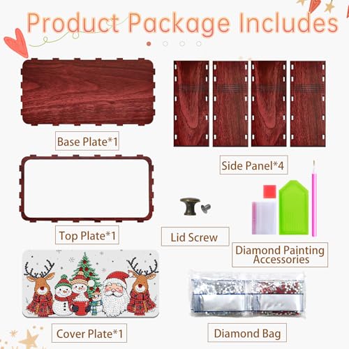 Diamond Art Painting Storage Box Kit, DIY Rectangular - Image 4