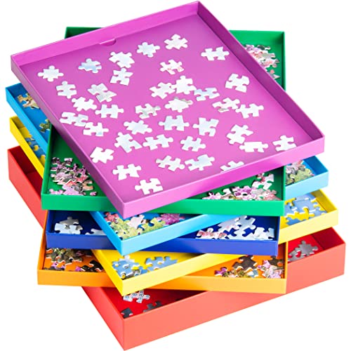 Tektalk Puzzle Sorting Trays Stackable Jigsaw Puzzle Sorters - Image 2