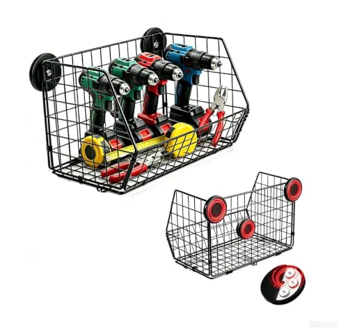 Heavy Duty Magnetic Storage Basket,Solid Metal Magnet - Image 5
