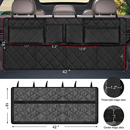 Trunk Organizer, Hanging Backseat Car Storage Bag for SUV - Image 4