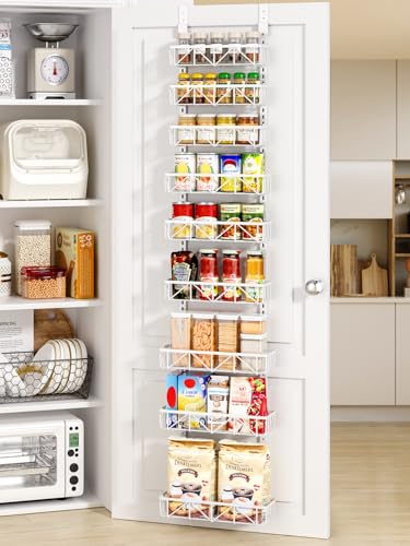 Delamu Narrow 9-Tier Over the Door Pantry Organizer - Image 2