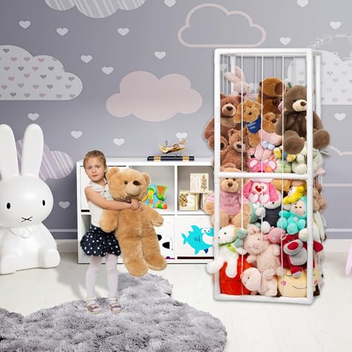 Stuffed Animal Storage, Kids Toy Zoo Storage Organizer - Image 3