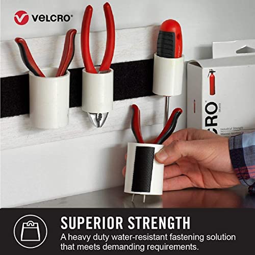 VELCRO Brand Heavy Duty Tape | 12 Foot Roll | Strong - Image 4