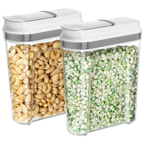 MR.SIGA Airtight Cereal Dispenser Set, Storage Containers - Image 2