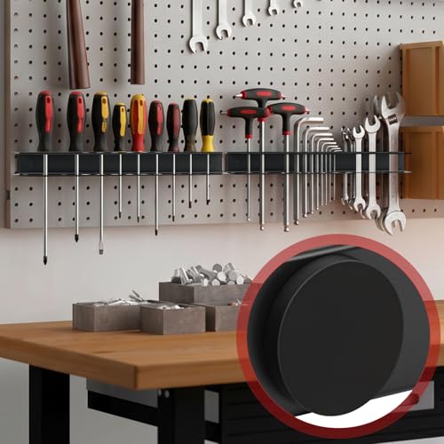 Heavy Duty Magnetic Metal Tool Holder - 18 Holes | Garage Storage - Image 6
