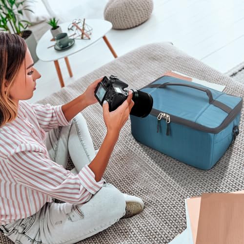 Koolertron Dslr Camera Insert Bag Purse Universal Liner Lens - Image 4