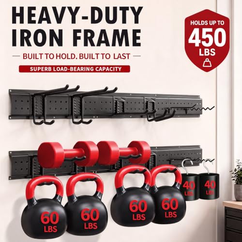 Garage Wall Organizer - 450 LBS Heavy Duty Garage Wall Organizer - Image 5