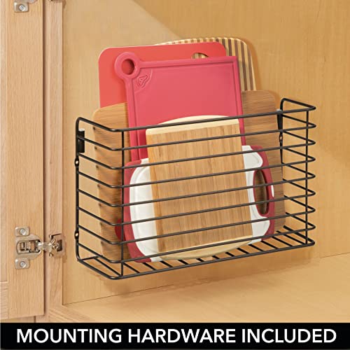 mDesign Over The Cupboard Hanging Storage Basket – M | All Products - Image 6