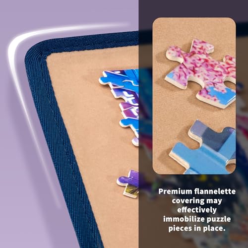 Tektalk Foldable Jigsaw Puzzle Board with 6 Color Sorting - Image 7