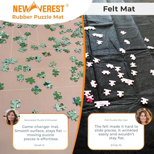 The Original Newverest Jigsaw Puzzle Mat Roll Up, Rose Gold - Image 4