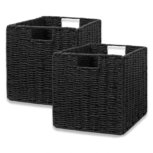 Vagusicc Storage Basket, Set of 2 Hand-Woven Storage Baskets - Image 2