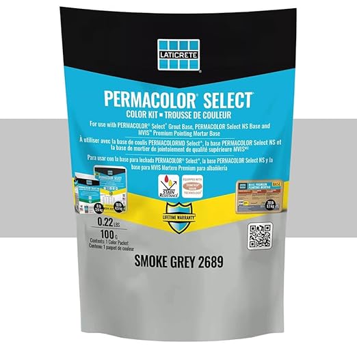 Permacolor Select Grout Color Kit - Smoke Grey