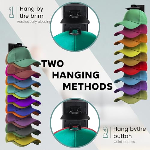 2Pack Upgraded 80% ABS Plastic Hat Organizer for Baseball - Image 7