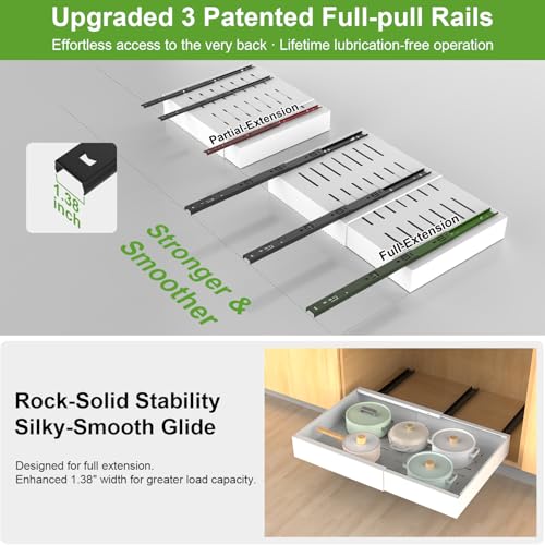 1-Pack Expandable Pull Out Cabinet Organizer | Home Organization - Image 5