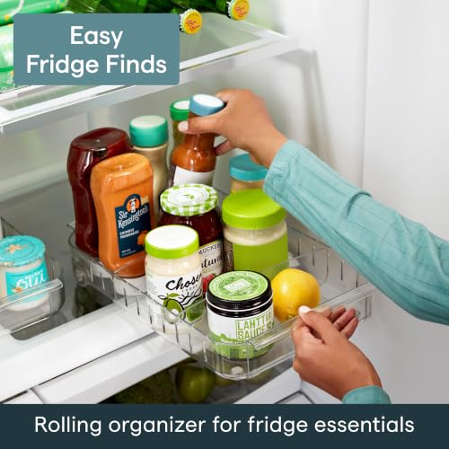 YouCopia RollOut Fridge Caddy BPA-Free Clear Rolling | All Products - Image 3
