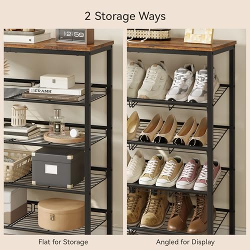 Nunsino Shoe Rack for Closet,5 Tier Shoe Organizer for Entryway - Image 6